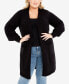 ფოტო #1 პროდუქტის Plus Size Leona Long Sleeve Cardigan Sweater