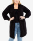 Фото #1 товара Plus Size Leona Long Sleeve Cardigan Sweater