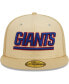Фото #3 товара Men's Khaki New York Giants Raffia Front 59FIFTY Fitted Hat
