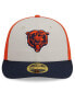 Фото #4 товара Men's Cream, Navy Chicago Bears 2023 Sideline Historic Low Profile 59FIFTY Fitted Hat