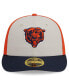 ფოტო #4 პროდუქტის Men's Cream, Navy Chicago Bears 2023 Sideline Historic Low Profile 59FIFTY Fitted Hat