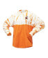 Фото #3 товара Women's Orange Distressed Cleveland Browns Vintage-Like Bamboo Spirit Jersey Long Sleeve T-shirt