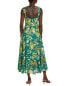 O.P.T. Xela Linen-Blend Maxi Dress Women's