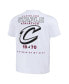 Фото #2 товара Men's NBA x White Distressed Cleveland Cavaliers Home Team T-shirt