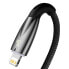 Фото #3 товара Kabel przewód do szybkiego ładowania iPhone USB-C - Lightning 480Mb/s PD 20W 1m czarny