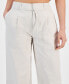 ფოტო #4 პროდუქტის Women's High-Waist Wide-Leg Belted Pleated Pants