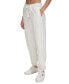 ფოტო #3 პროდუქტის Women's Fleece High Waist Drawstring Sweatpants