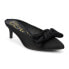 BEACH by Matisse Bow Pointed Toe Kitten Heels Mules Womens Black Dress Casual BO 7 - фото #2