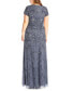 ფოტო #2 პროდუქტის Plus Size Blouson Sequin Gown