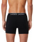 Men's Regular Fit Logo Waistband Boxer Briefs, Pack of 3