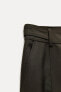 Zw collection 100% wool trousers with tabs