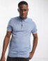 Фото #1 товара New Look short sleeve polo in blue