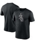 ფოტო #1 პროდუქტის Men's Black Chicago White Sox Large Logo Legend Performance T-shirt