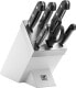 Фото #1 товара ZWILLING 36133-000-0 Gourmet Self-sharpening knife block, dark brown, 7-part