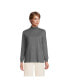 ფოტო #3 პროდუქტის Women's Petite Long Sleeve Super T Mock Tee