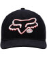 ფოტო #3 პროდუქტის Men's Black Racing Brushed Snapback Hat