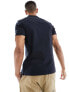 Фото #3 товара Farah Blanes short sleeve polo shirt in navy