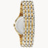 Bulova Men's Crystal Phantom Gold Tone 3-Hand Quartz Stainless Steel Style: 9...