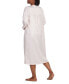 Фото #2 товара Petite Embroidered Button-Front Nightgown