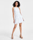 Фото #1 товара Women's Ruffled Sleeveless Mini Dress, Created for Macy's