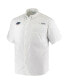 Фото #4 товара Men's PFG White Florida Gators Tamiami Omni-Shade Button-Down Shirt