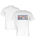 Фото #1 товара Men's White 2023/24 SEC Football Helmet Logo T-shirt