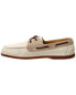 Фото #2 товара Brunello Cucinelli Leather Boat Shoe Men's 45