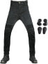 Фото #5 товара Men's Motorcycle Riding Trousers Aramid Reinforced Motorcycle Trousers Jeans Cycling Trousers with 4 x CE Armour Knee Hip Pads