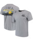 Фото #2 товара Men's Gray Iowa Hawkeyes Comfort Colors Campus Scenery T-shirt