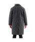 Фото #3 товара Men's Zach Knee Length Jacket Top Coat Trench Wool Blend Overcoat