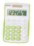 Фото #5 товара Калькулятор школьный Genie 120 G - Pocket - Display - 8 цифр - 1 строка - Батарейный/Солнечный - Зеленый - Белый.