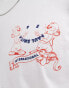 Фото #4 товара PS Paul Smith t-shirt with front and back mouse print in white