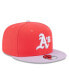 Men's Red, Purple Oakland Athletics Spring Basic Two-Tone 9FIFTY Snapback Hat