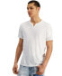 Men's Split-Neck T-Shirt, Created for Macy's