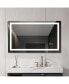 LED Mirror For Bathroom With Lights, Dimmable, Anti-Fog, Lighted Bathroom Mirror With Smart