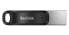 SanDisk iXpand - 64 GB - USB Type-A / Lightning - 3.2 Gen 2 (3.1 Gen 2) - Swivel - Black - Silver