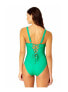 Фото #2 товара Women's Lace Up Compression One Piece Swimsuit