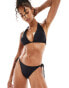 Фото #3 товара Vero Moda mix and match adjustable side bikini bottoms in black