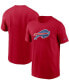 Men's Red Buffalo Bills Primary Logo T-shirt