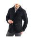 Фото #9 товара Wyat Mens Wool Blend Classic Barn Coat Cargo Pocket Military Jacket