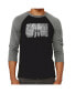 ფოტო #1 პროდუქტის Brooklyn Bridge Men's Raglan Word Art T-shirt