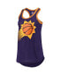 Фото #3 товара Топ для женщин Phoenix Suns Showdown Burnout от G-III Sports by Carl Banks, фиолетовый