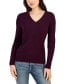 Фото #1 товара Women's Cotton Cable Ivy V-Neck Sweater