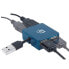 Фото #10 товара Manhattan USB-A 4-Port Micro Hub - 4x USB-A Ports - Blue - 480 Mbps (USB 2.0) - Bus Power - Equivalent to Startech ST4200MINI2 - Hi-Speed USB - Three Year Warranty - Blister - USB 3.2 Gen 1 (3.1 Gen 1) Type-A - USB 3.2 Gen 1 (3.1 Gen 1) Type-A - 480 Mbit/s - Black