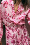 Фото #2 товара Блуза из ткани с цветочным принтом ZARA