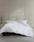 Фото #1 товара Washed Texture Solid Cotton Jacquard 3 Piece Duvet Cover Set, Queen