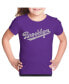 Big Girl's Word Art T-shirt - Brooklyn Neighborhoods