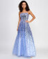 Фото #1 товара Juniors' Sequin Embellished Sleeveless Gown, Created for Macy's