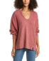 Фото #1 товара Free The Roses Waffle Knit Pullover Women's Pink M