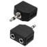 EUROCONNEX 2134 Mono M/F Jack splitter 3.5 mm